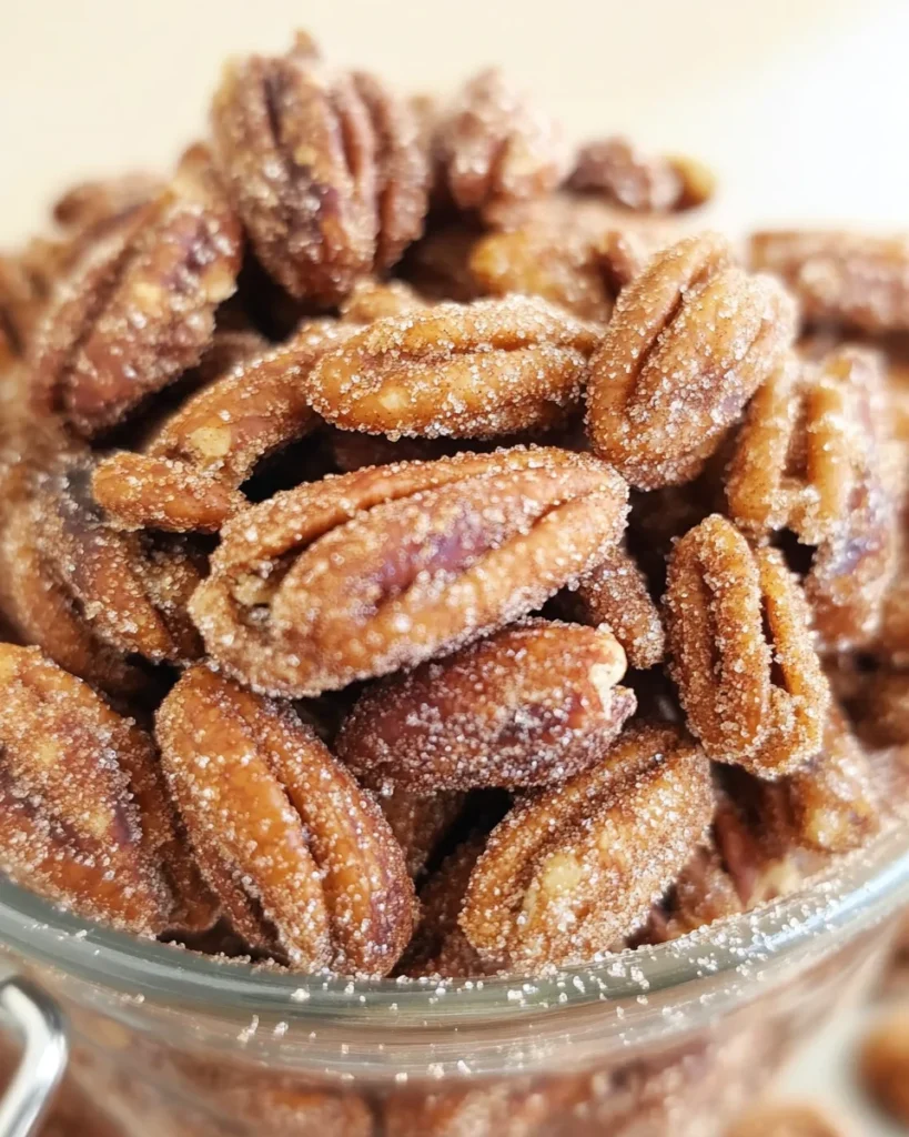 Easy Cinnamon Sugar Pecans