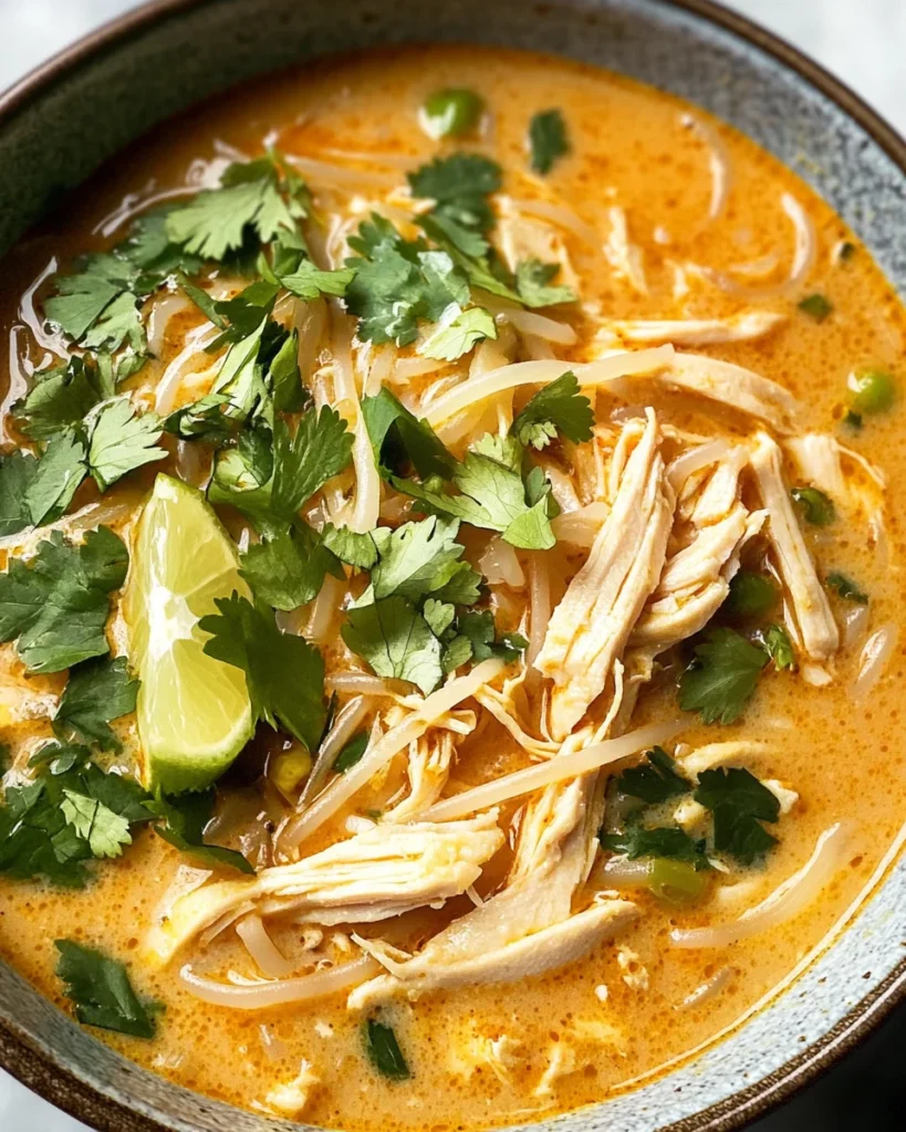 Easy Thai Chicken Curry Soup