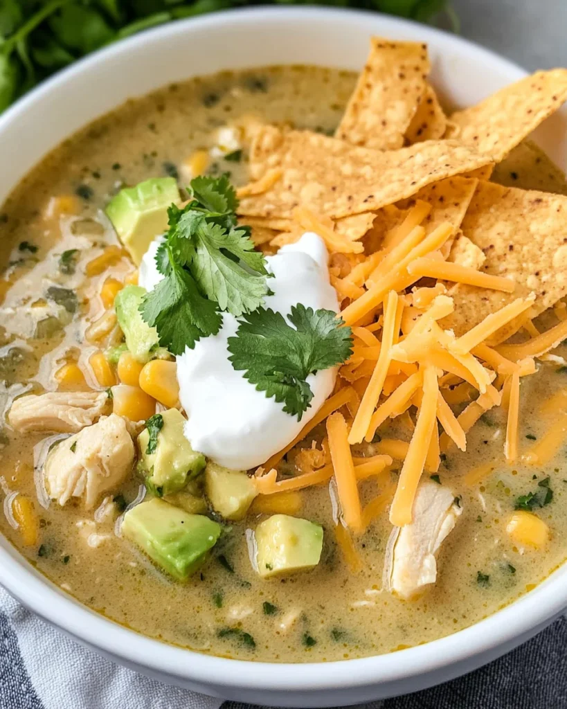 Green Enchilada Chicken Soup Recipe