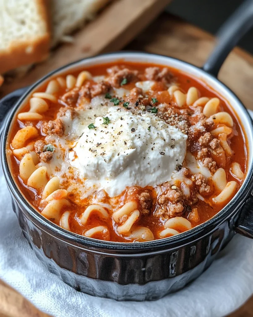 Hearty Lasagna Soup