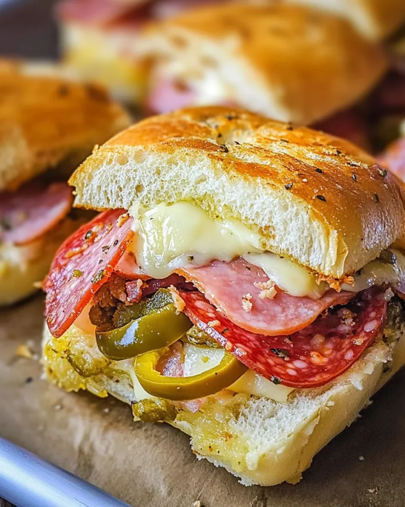 Hot Italian Sub Sliders