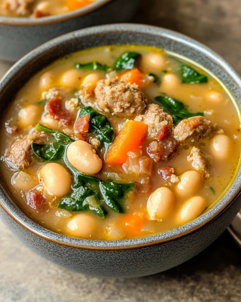 Italian Sausage White Bean Soup
