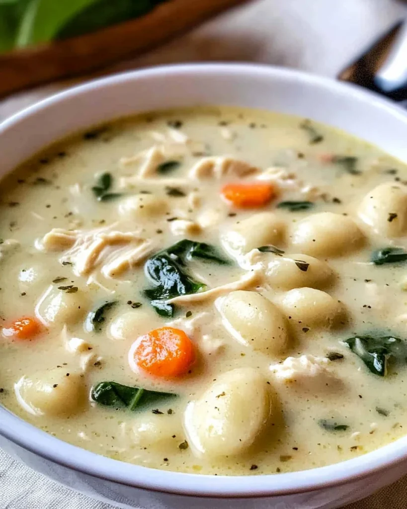 Olive Garden Chicken Gnocchi Soup