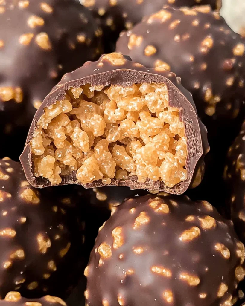 Peanut Butter Balls with Rice Krispies