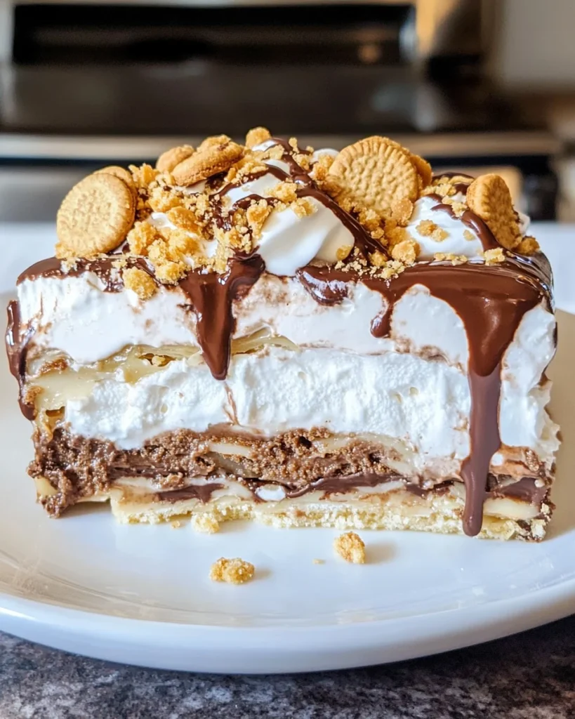 Peanut Butter Crunch Lasagna