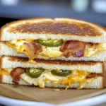 Roasted Jalapeño Popper Grilled Cheese