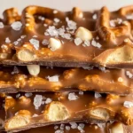 Salted caramel pretzel bark