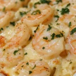 Shrimp Scampi Pasta Bake