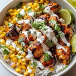 Street Corn Chicken Rice Bowl