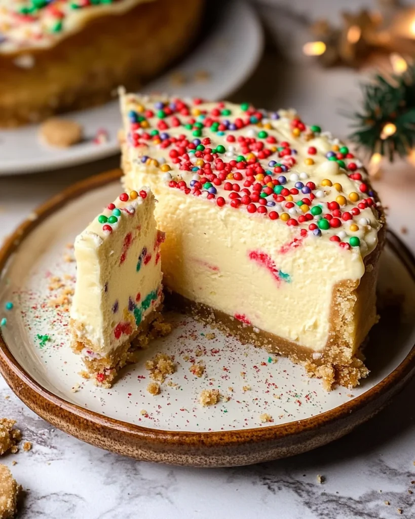 Sugar Cookie Cheesecake