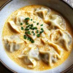 Thai Coconut Curry Dumpling Soup