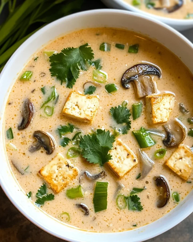 Thai Coconut Soup (Vegan)