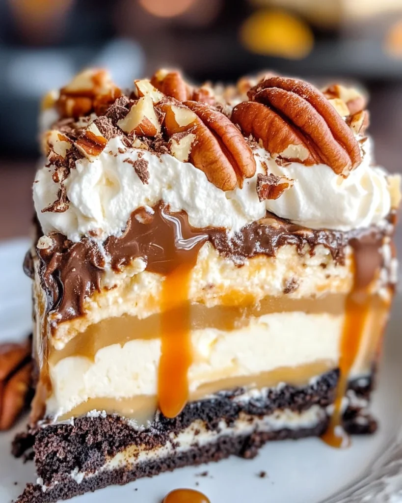 Turtle Lasagna Dessert