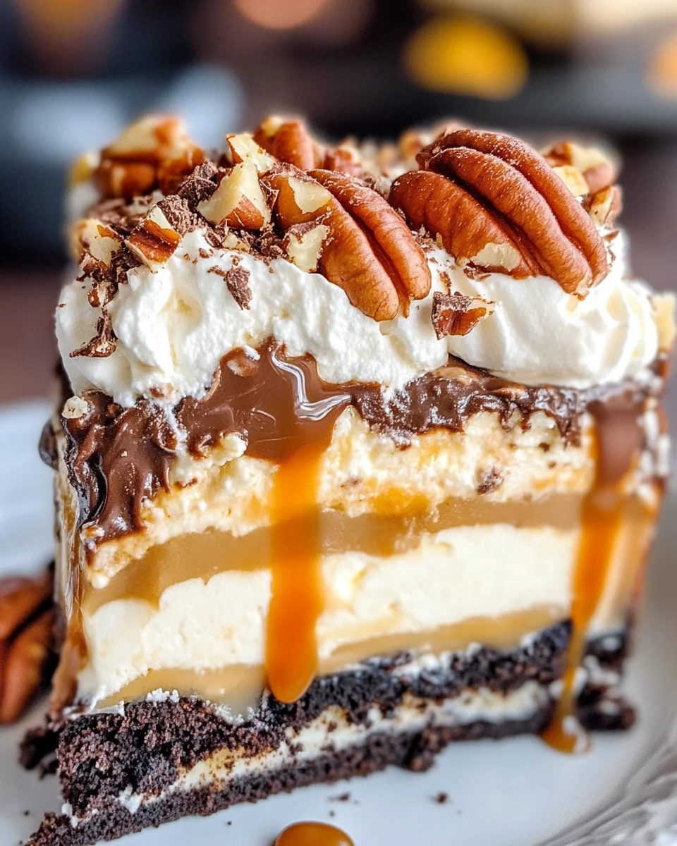 Turtle Lasagna Dessert