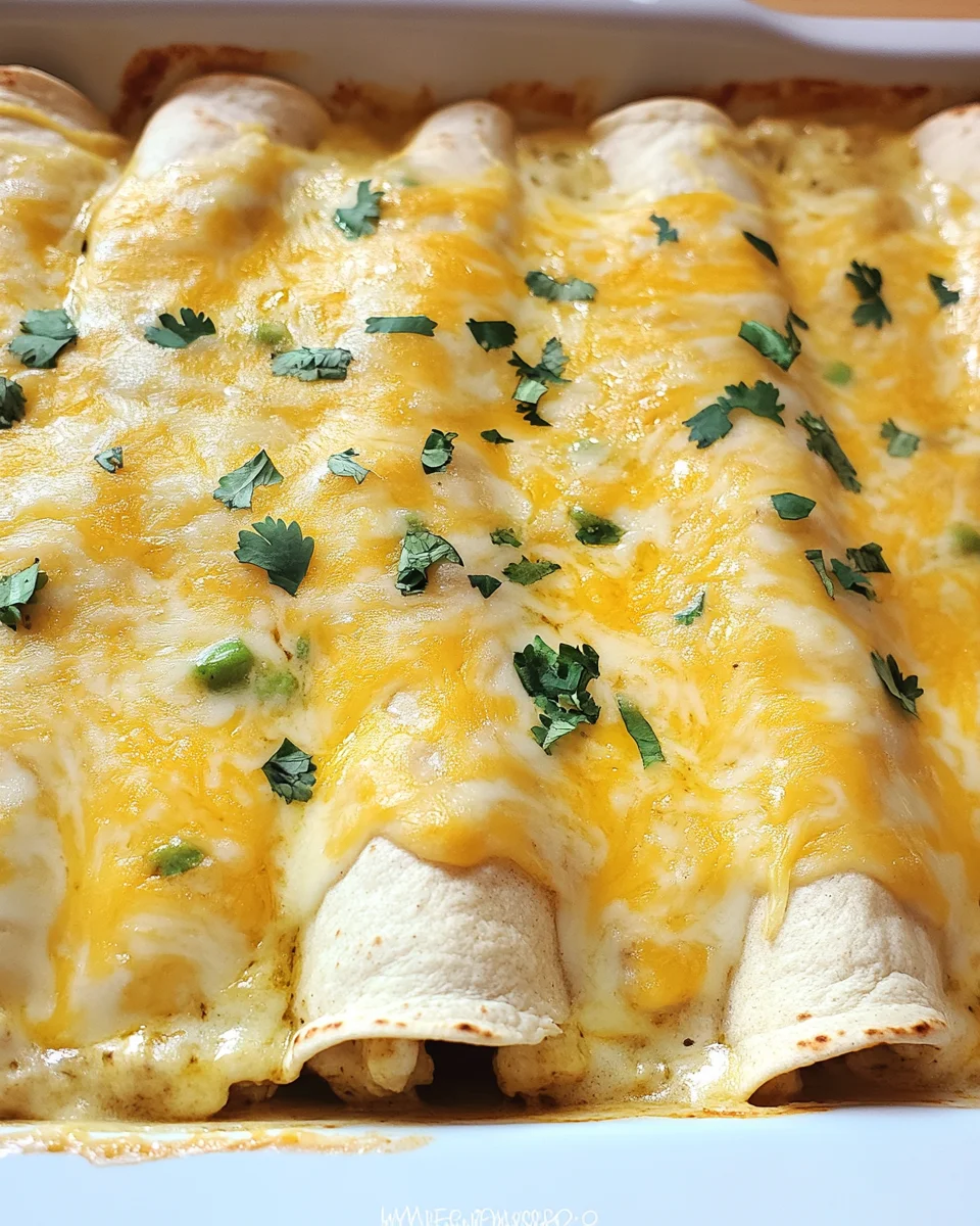 White Chicken Enchiladas
