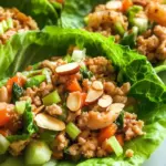 Asian chicken lettuce wraps recipe (Whole30, Paleo, Low Carb)