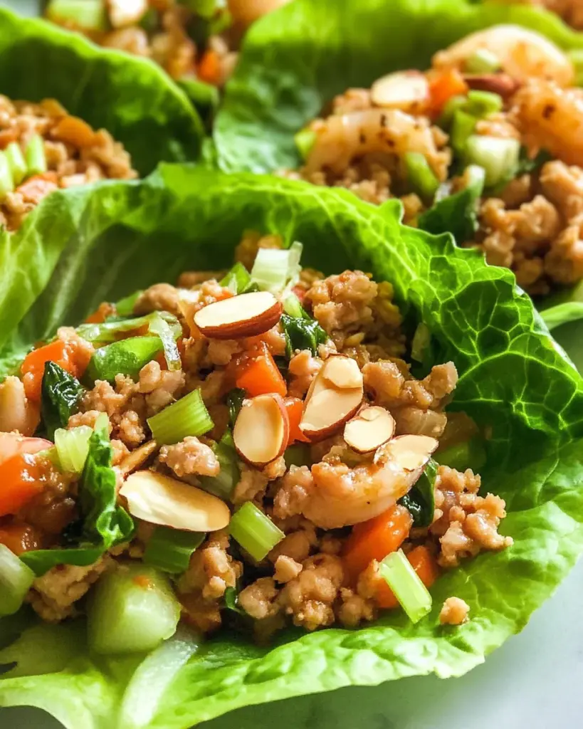 Asian chicken lettuce wraps recipe (Whole30, Paleo, Low Carb)