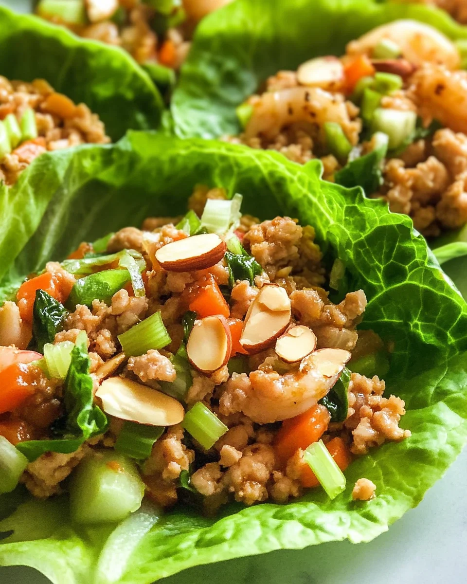 Asian chicken lettuce wraps recipe (Whole30, Paleo, Low Carb)