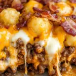Bacon Cheeseburger Tater Tot Casserole