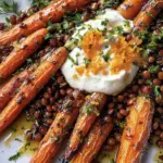 Balsamic Carrots With Orange Tahini Yogurt