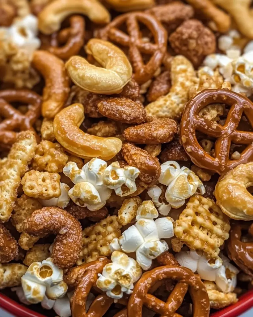 Caramel Honeycomb Snack Mix