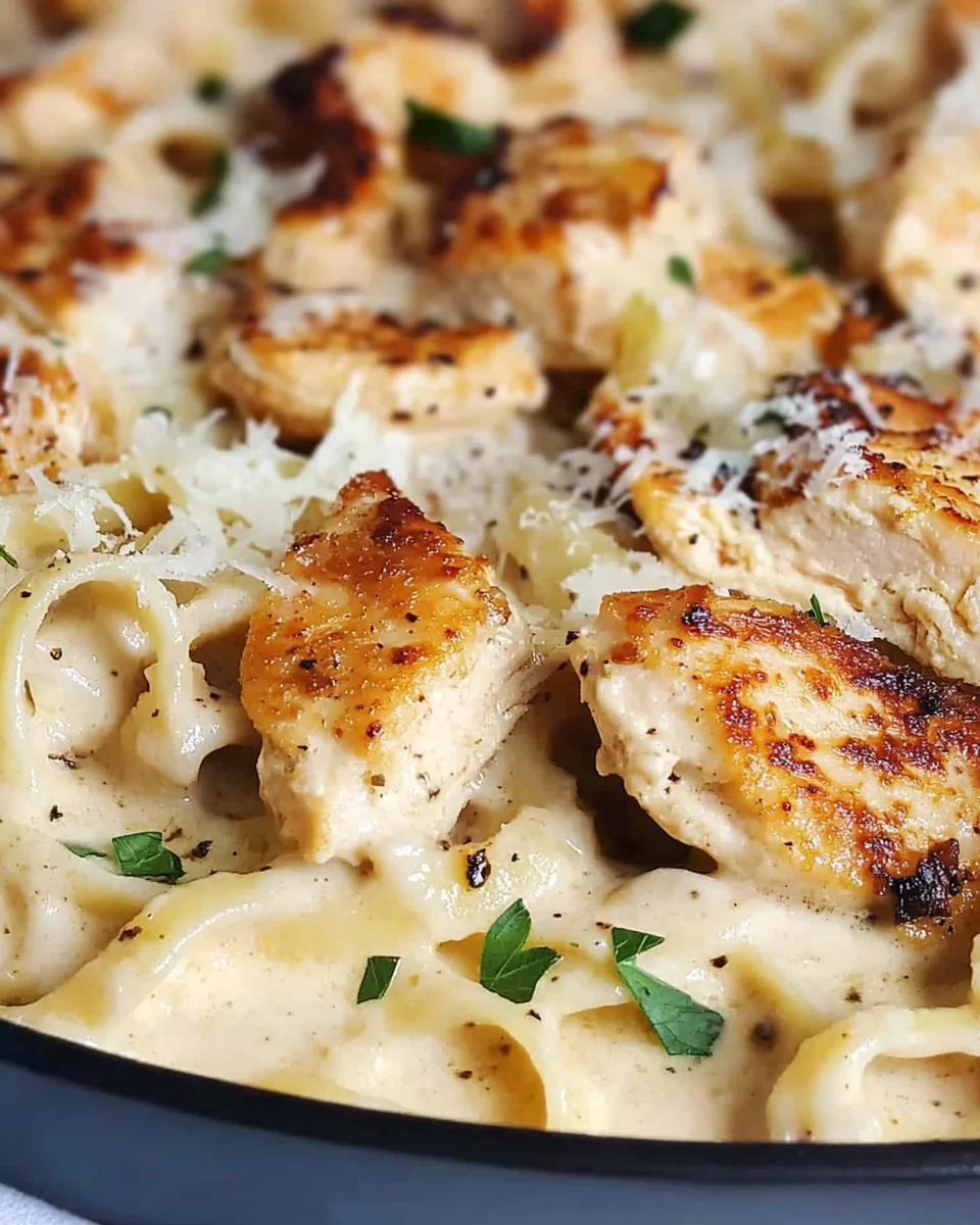 Chicken Garlic Parmesan Pasta