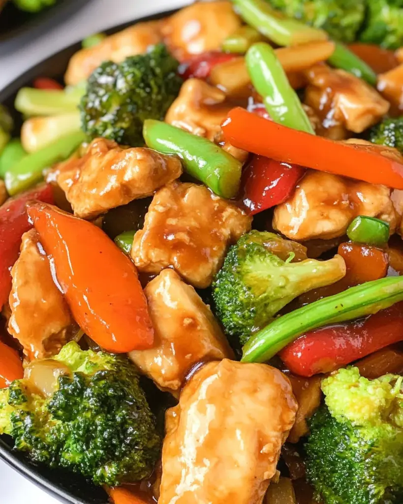 Chicken with Mixed Vegetable Stir Fry