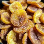 Cinnamon-Sugar Air Fryer Banana Chips : Sweet Snack