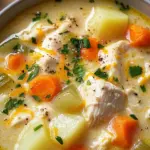 Comforting Chicken Soup with Potatoes