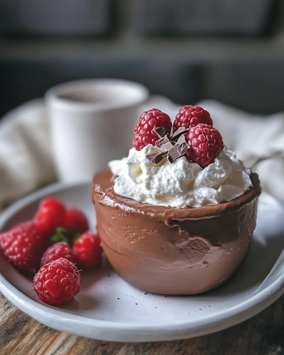 Cottage Cheese Chocolate Mousse