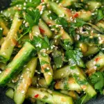 Cucumber Peanut Butter Salad