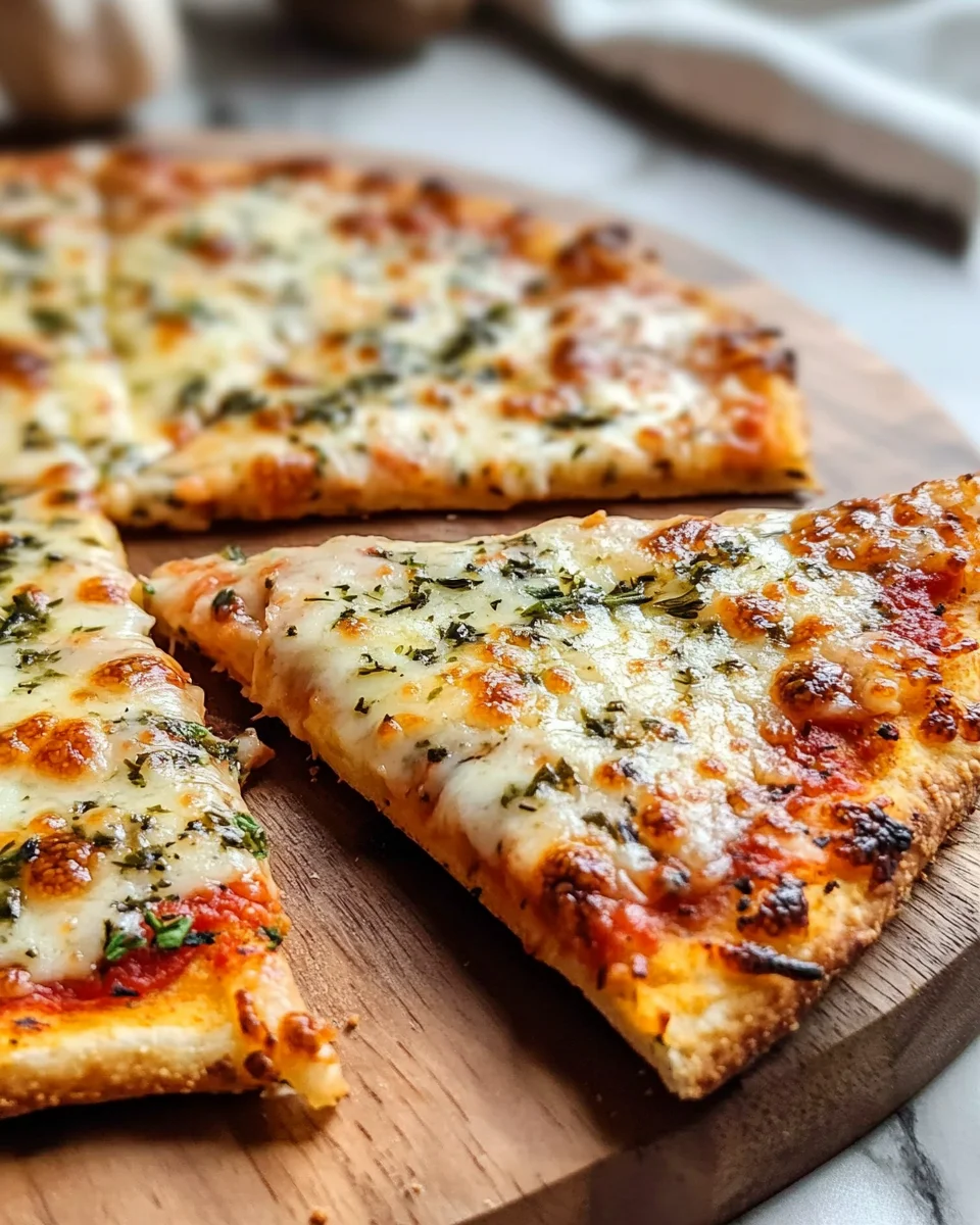 Flourless Cottage Cheese Pizza Crust