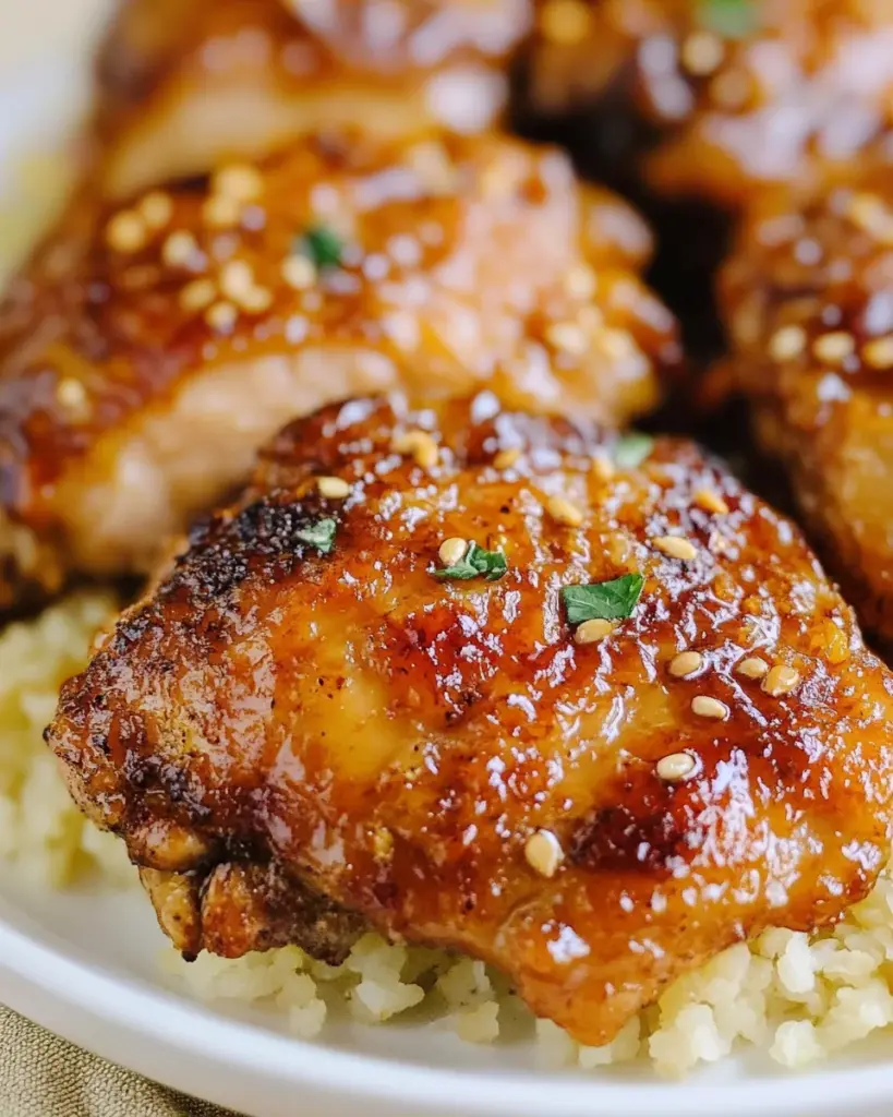 Honey Garlic Crispy Chicken
