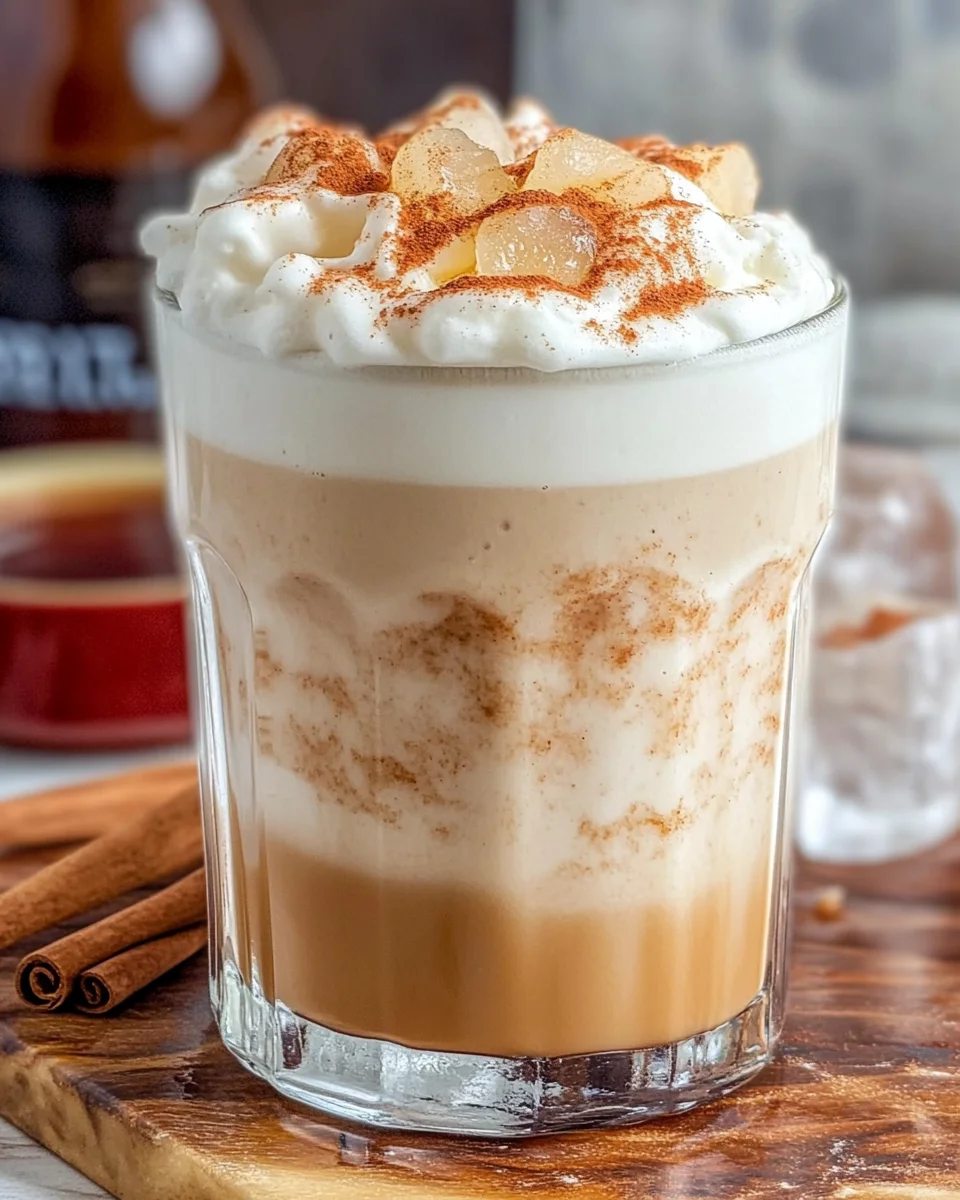 Iced Apple Crisp Cream Chai (Starbucks Copycat)