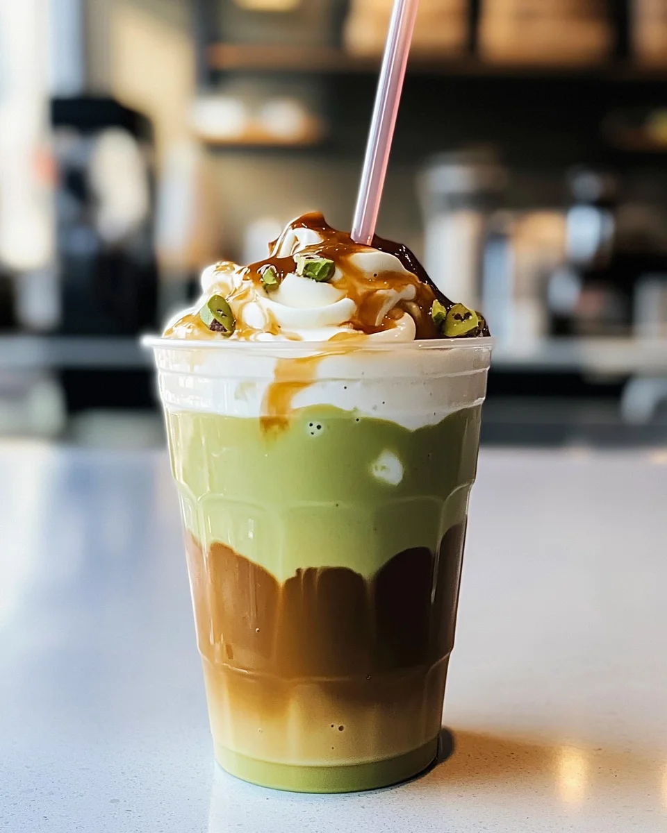Iced Pistachio Latte Recipe