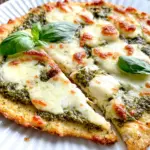 Keto Pizza with Chicken Crust and Petso