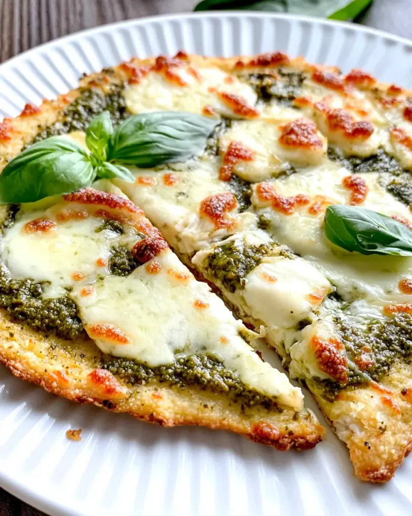 Keto Pizza with Chicken Crust and Petso