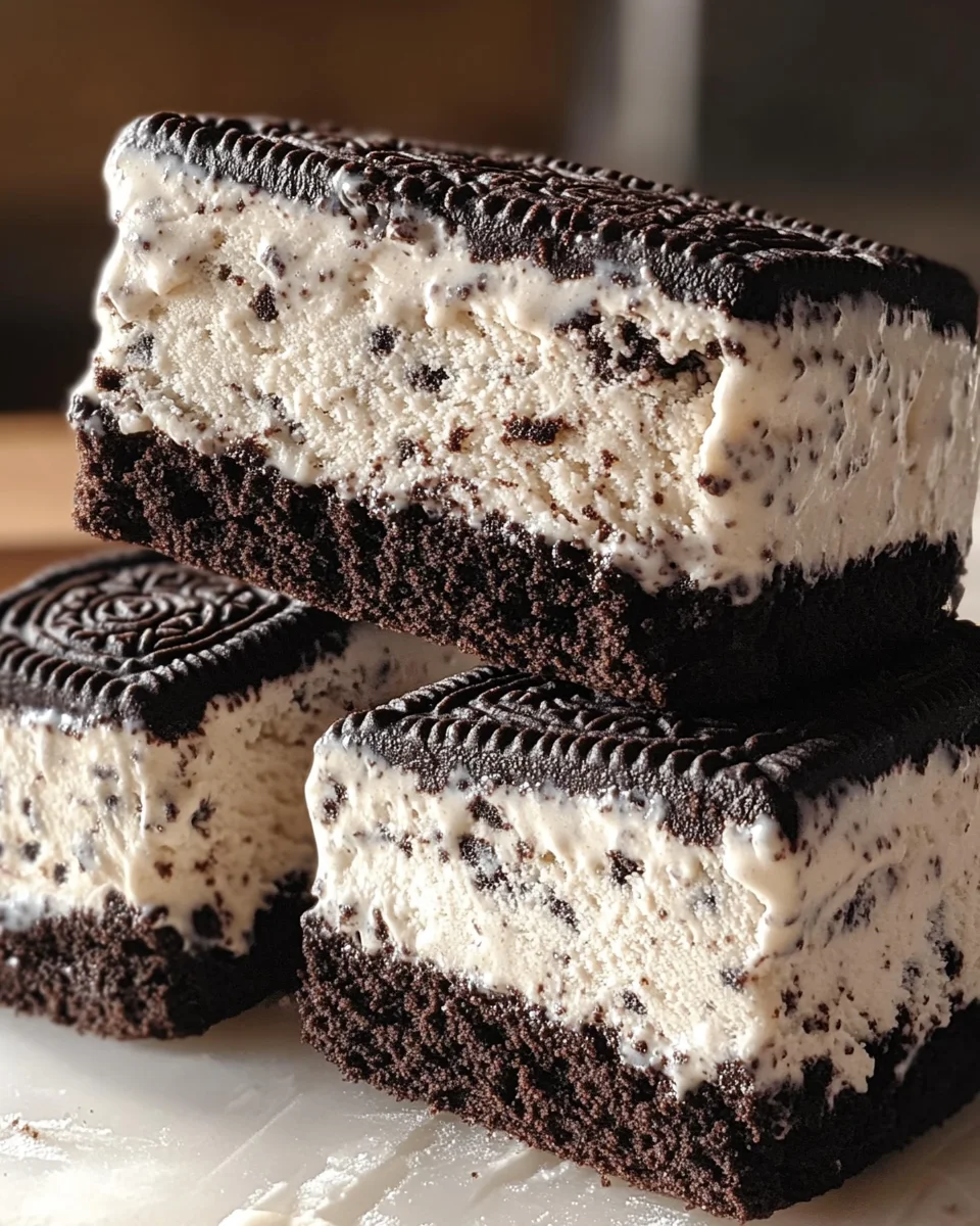 Oreo Ice Cream Sandwiches